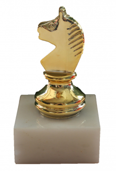 Metallfigur Schach